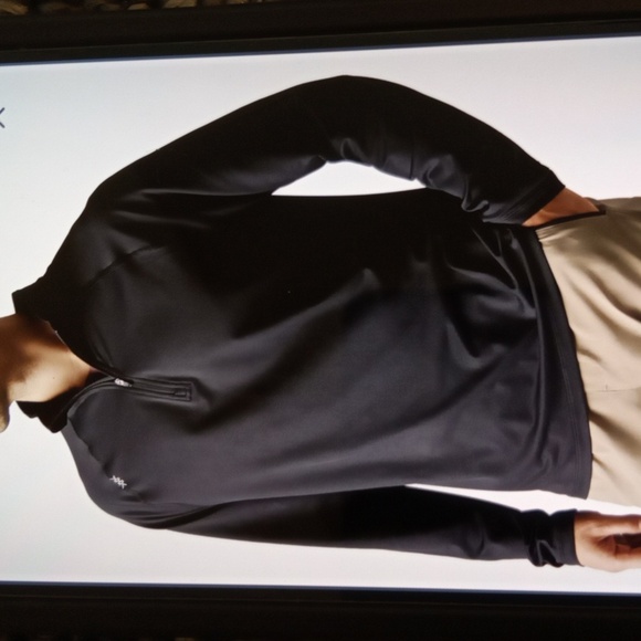 RHONE Men's Black Lightweight Quarter-Zip Pullover Stretchy Mens Large - Picture 1 of 10